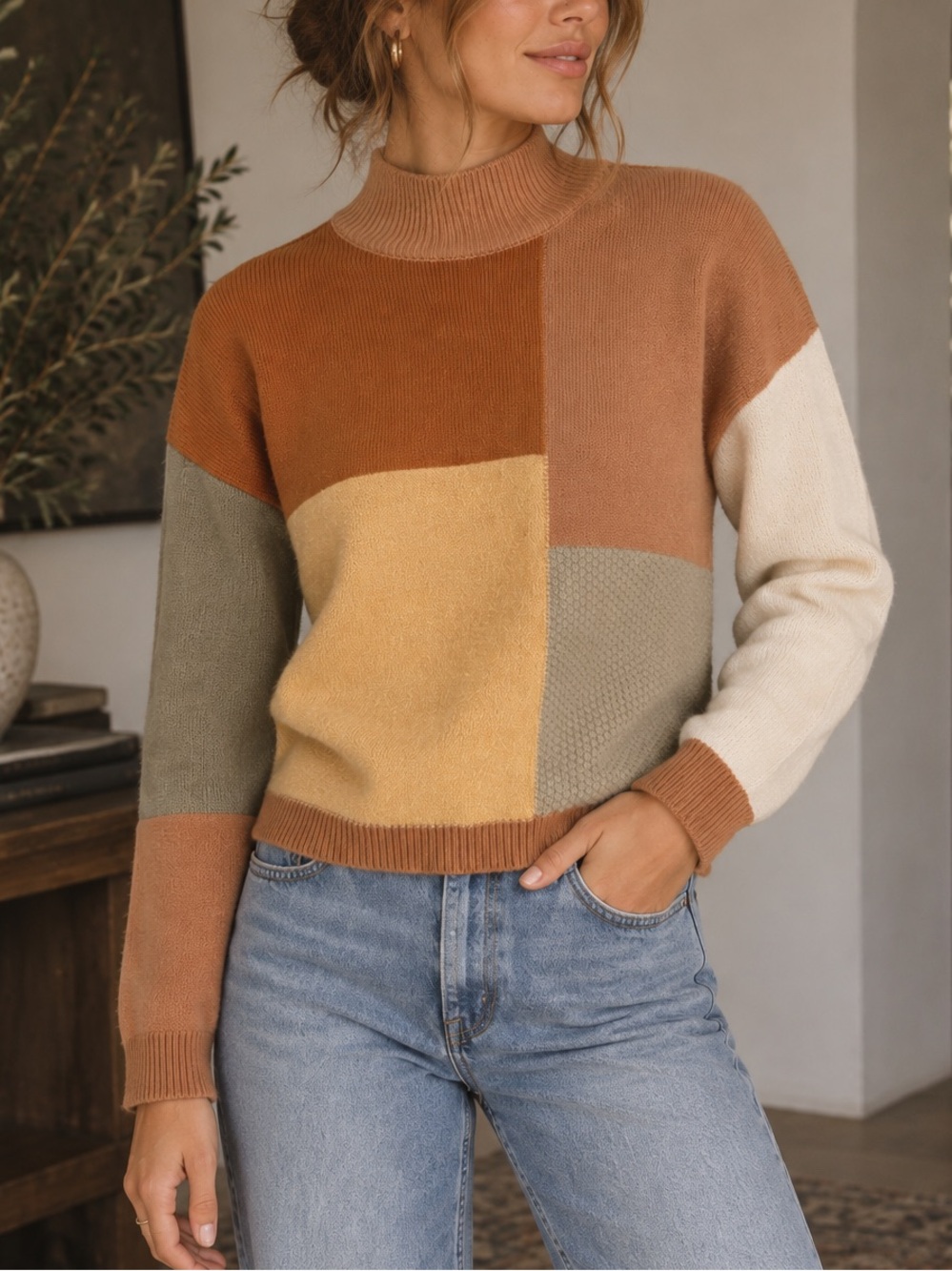 Roolee - Color Block Sweater